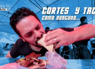 Tacos de cortes en Acropolis Lomas Verdes